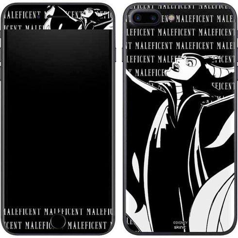 Disney Villains Maleficent Black and White iPhone 8 Plus Skin