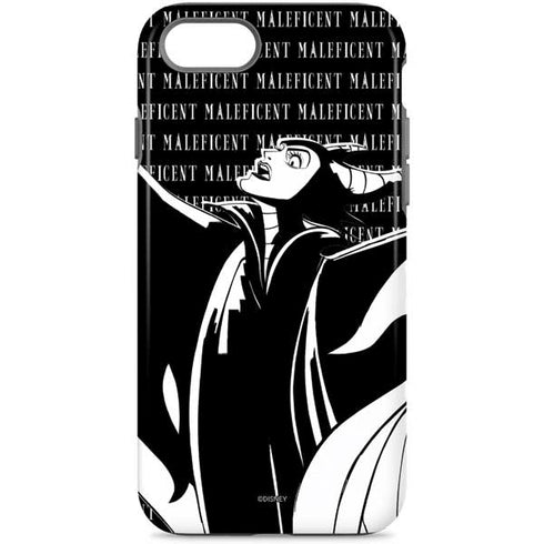 Disney Villains Maleficent Black and White iPhone 8 Pro Case
