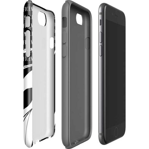 Disney Villains Maleficent Black and White iPhone SE (2nd & 3rd Gen) Pro Case