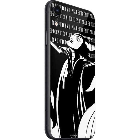 Disney Villains Maleficent Black and White iPhone SE (2nd & 3rd Gen) Skin