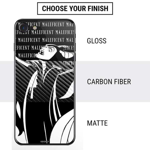 Disney Villains Maleficent Black and White iPhone SE (2nd & 3rd Gen) Skin