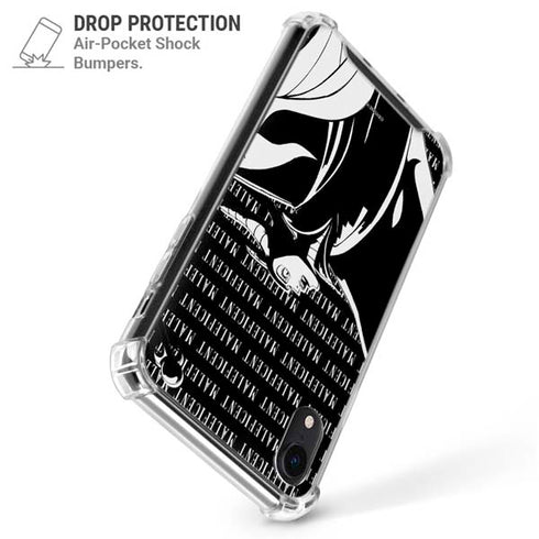 Disney Villains Maleficent Black and White iPhone XR Clear Case