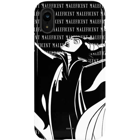 Disney Villains Maleficent Black and White iPhone XR Pro Case