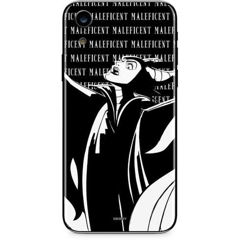 Disney Villains Maleficent Black and White iPhone XR Skin