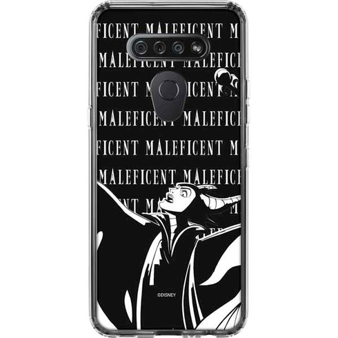 Disney Villains Maleficent Black and White LG K51/Q51 Clear Case