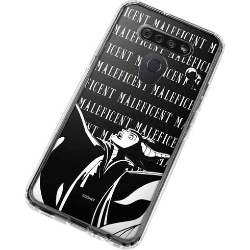 Disney Villains Maleficent Black and White LG K51/Q51 Clear Case