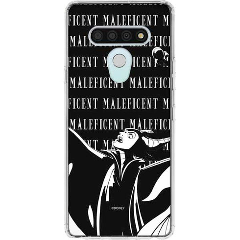 Disney Villains Maleficent Black and White LG Stylo 6 Clear Case