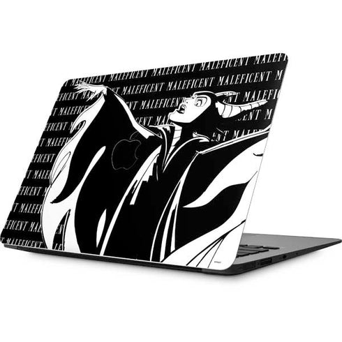 Disney Villains Maleficent Black and White Apple MacBook Skin