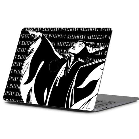 Disney Villains Maleficent Black and White Apple MacBook Pro 13-inch Skin