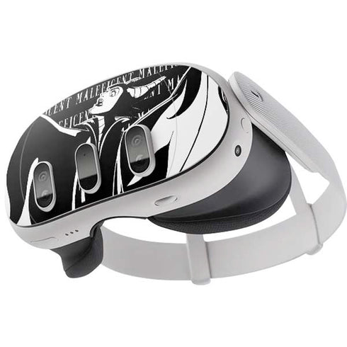 Disney Villains Maleficent Black and White Meta Quest 3 Skin