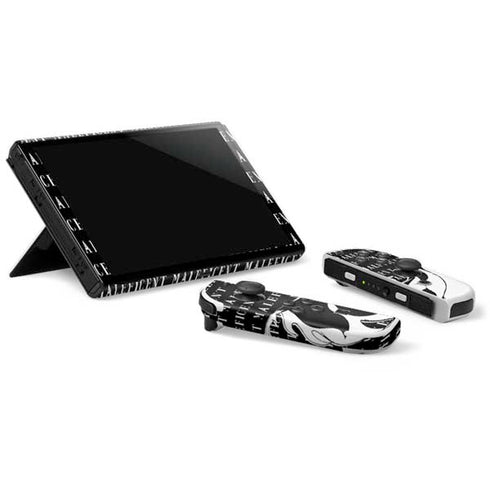 Disney Villains Maleficent Black and White Nintendo Switch OLED (2021) Skin