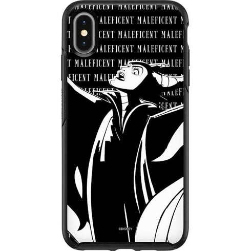 Disney Villains Maleficent Black and White Otterbox Symmetry iPhone Skin