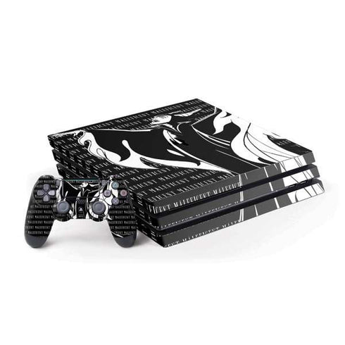 Disney Villains Maleficent Black and White PS4 Pro Bundle Skin