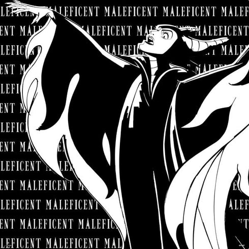 Disney Villains Maleficent Black and White PS4 Slim Skin