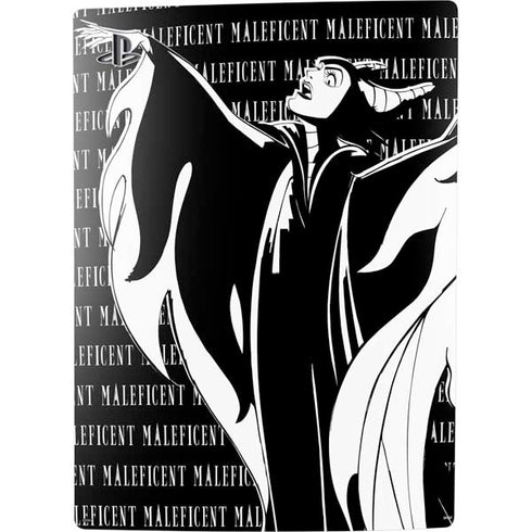 Disney Villains Maleficent Black and White PS5 Console Skin