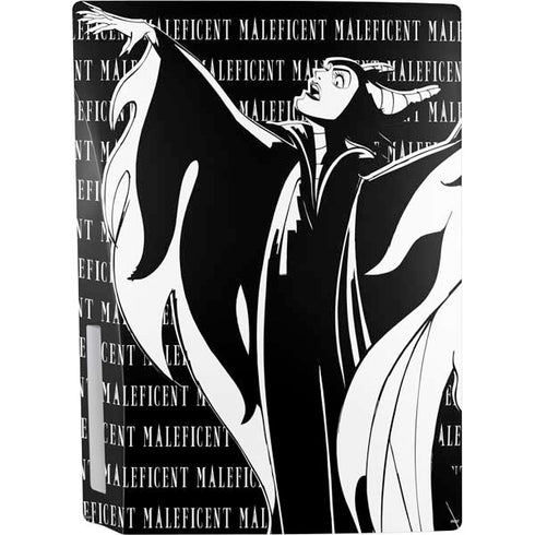 Disney Villains Maleficent Black and White PS5 Console Skin