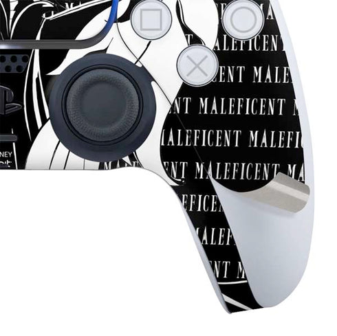 Disney Villains Maleficent Black and White PS5 Controller Skin