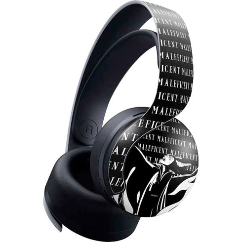 Disney Villains Maleficent Black and White PULSE 3D Wireless Headset for PS5 Skin