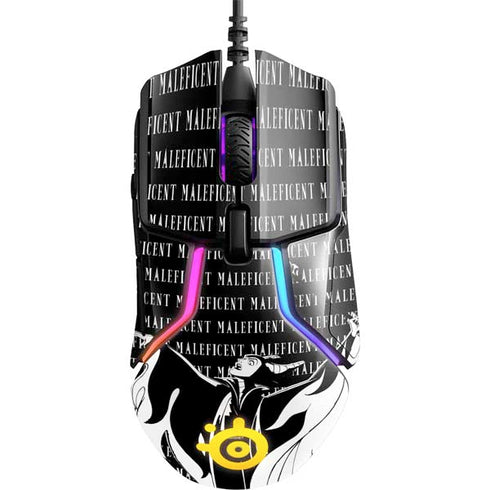 Disney Villains Maleficent Black and White SteelSeries Rival 600 Gaming Mouse Skin