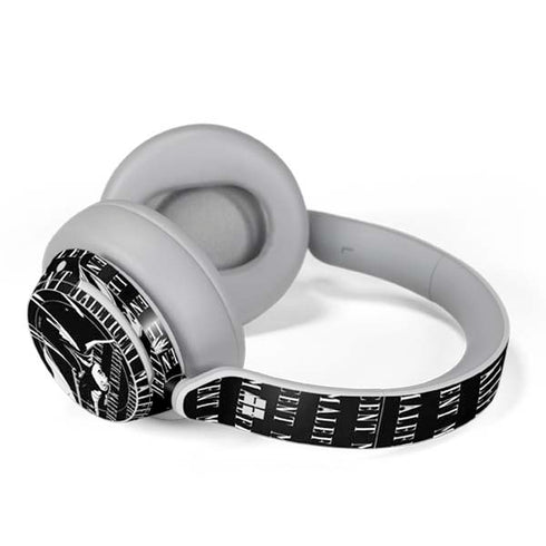 Disney Villains Maleficent Black and White Surface Headphones Skin