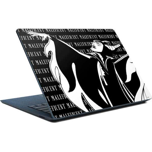 Disney Villains Maleficent Black and White Surface Laptop Skin