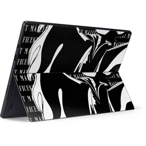 Disney Villains Maleficent Black and White Surface Pro 7 Skin