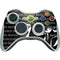 Disney Villains Maleficent Black and White Xbox 360 Wireless Controller Skin