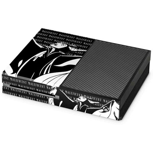 Disney Villains Maleficent Black and White Xbox One Console Skin