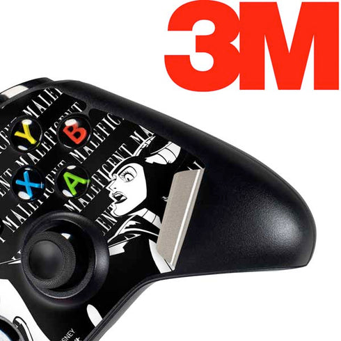 Disney Villains Maleficent Black and White Xbox One Controller Skin