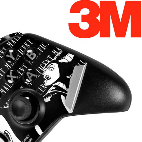 Disney Villains Maleficent Black and White Xbox One Elite Controller Skin