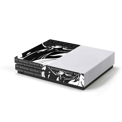 Disney Villains Maleficent Black and White Xbox One S Console Skin