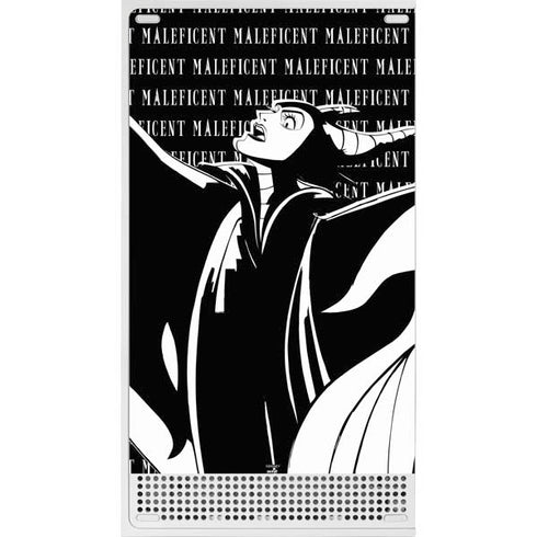 Disney Villains Maleficent Black and White Xbox Series S Console Skin