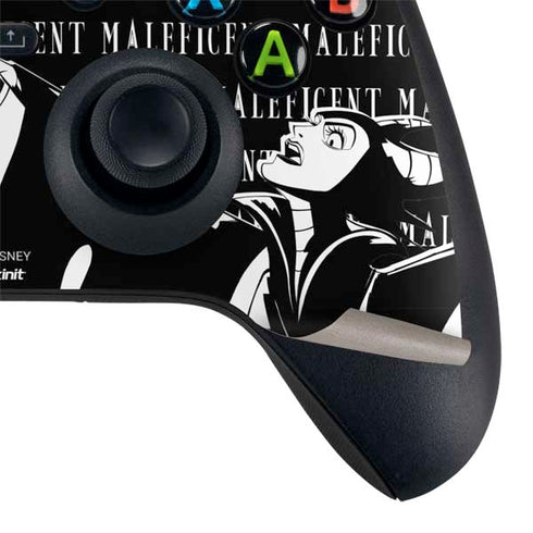 Disney Villains Maleficent Black and White Xbox Series X Controller Skin