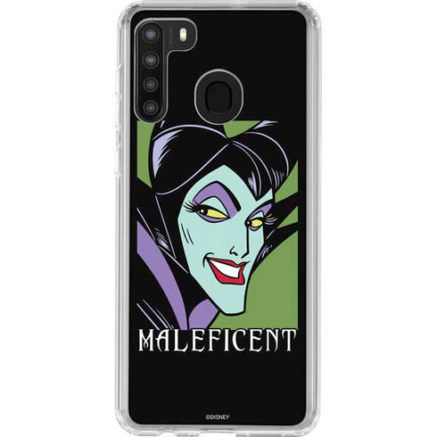 Disney Villains Maleficent Galaxy A21 Clear Case