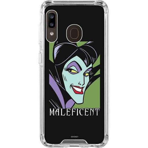 Disney Villains Maleficent Galaxy A30 Clear Case