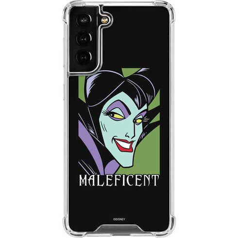 Disney Villains Maleficent Galaxy S21 FE Clear Case