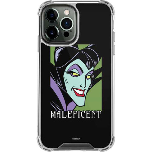 Disney Villains Maleficent iPhone 13 Pro Max Clear Case