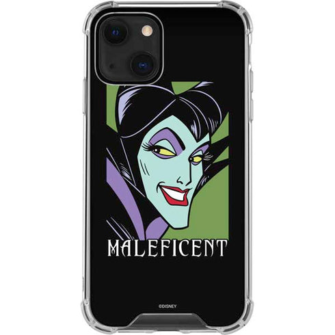 Disney Villains Maleficent iPhone 14 Plus Clear Case