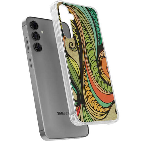 Malestrom 70s Inspired Galaxy S24 Plus Clear Case