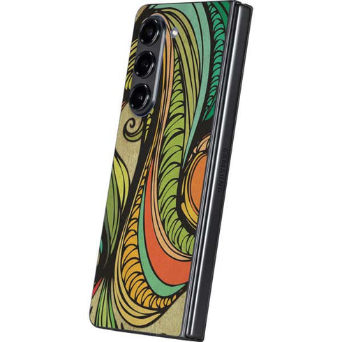Malestrom 70s Inspired Galaxy Z Fold5 5G Skin