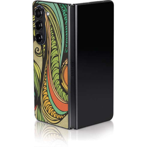 Malestrom 70s Inspired Galaxy Z Fold5 5G Skin