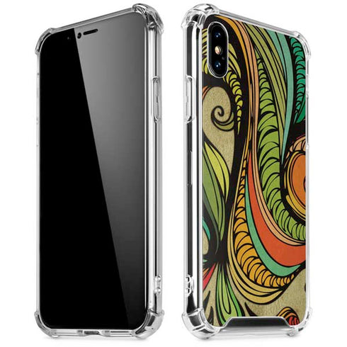 Malestrom 70s Inspired iPhone XS Max Clear Case