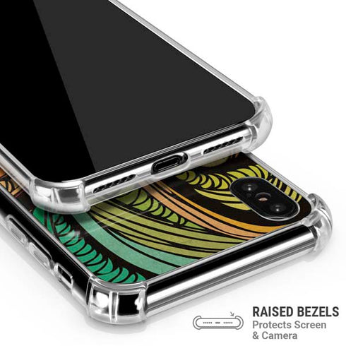 Malestrom 70s Inspired iPhone XS Max Clear Case