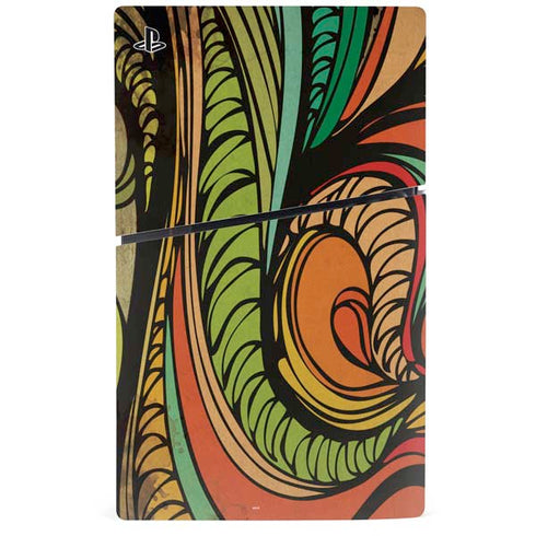 Malestrom 70s Inspired PS5 Slim Digital Edition Bundle Skin