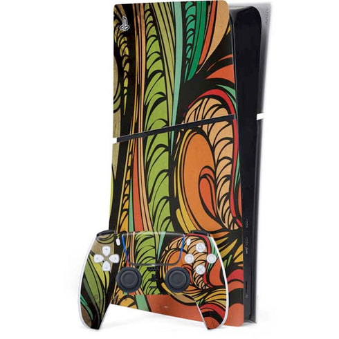 Malestrom 70s Inspired PS5 Slim Digital Edition Console Skin