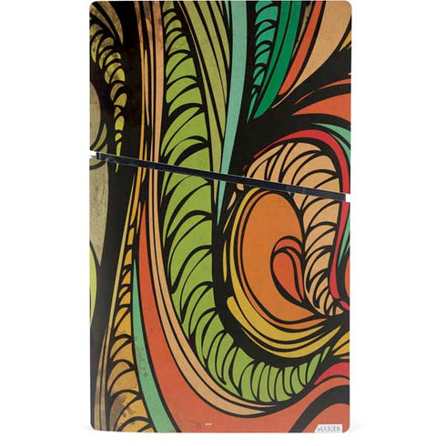 Malestrom 70s Inspired PS5 Slim Digital Edition Console Skin