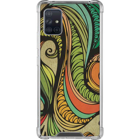 Malestrom 70s Inspired Galaxy A51 5G Clear Case