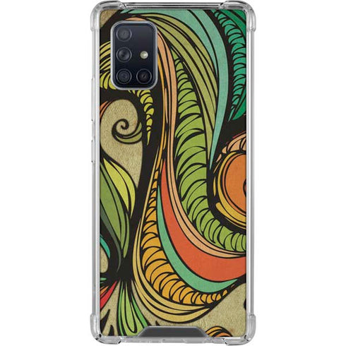 Malestrom 70s Inspired Galaxy A71 5G Clear Case