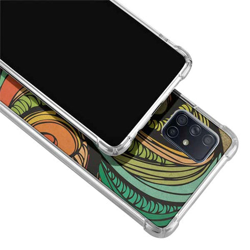 Malestrom 70s Inspired Galaxy A71 5G Clear Case