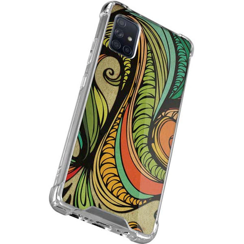 Malestrom 70s Inspired Galaxy A71 5G Clear Case